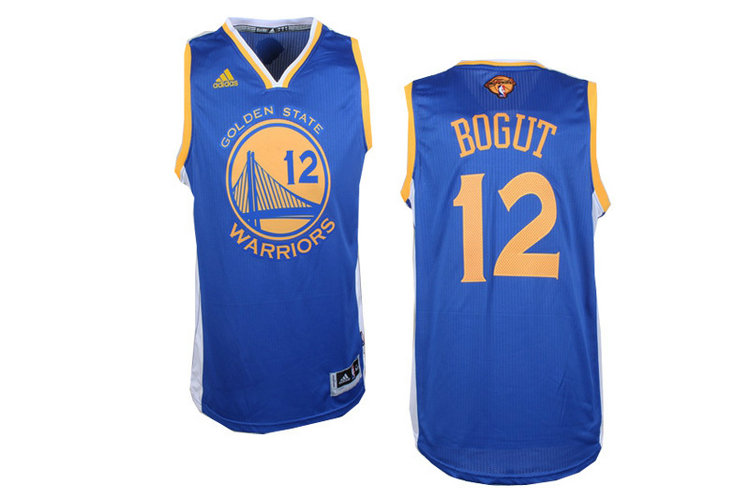 #12 Andrew Bogut Warriors Finals jersey blue